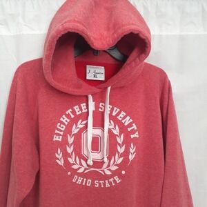J. America Red Ohio State Hoodie